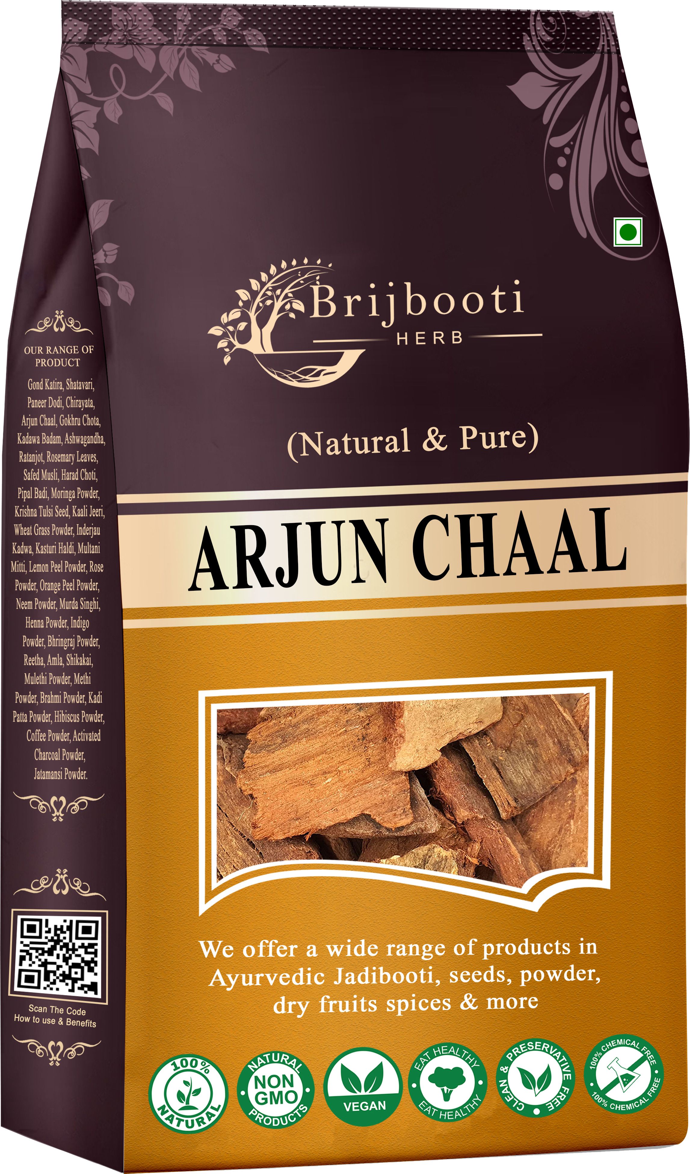 brijbooti Arjun Chhal- arjun Bark - arjun Chal - terminalia Arjuna See - Arjuna Tree Bark-picture-10