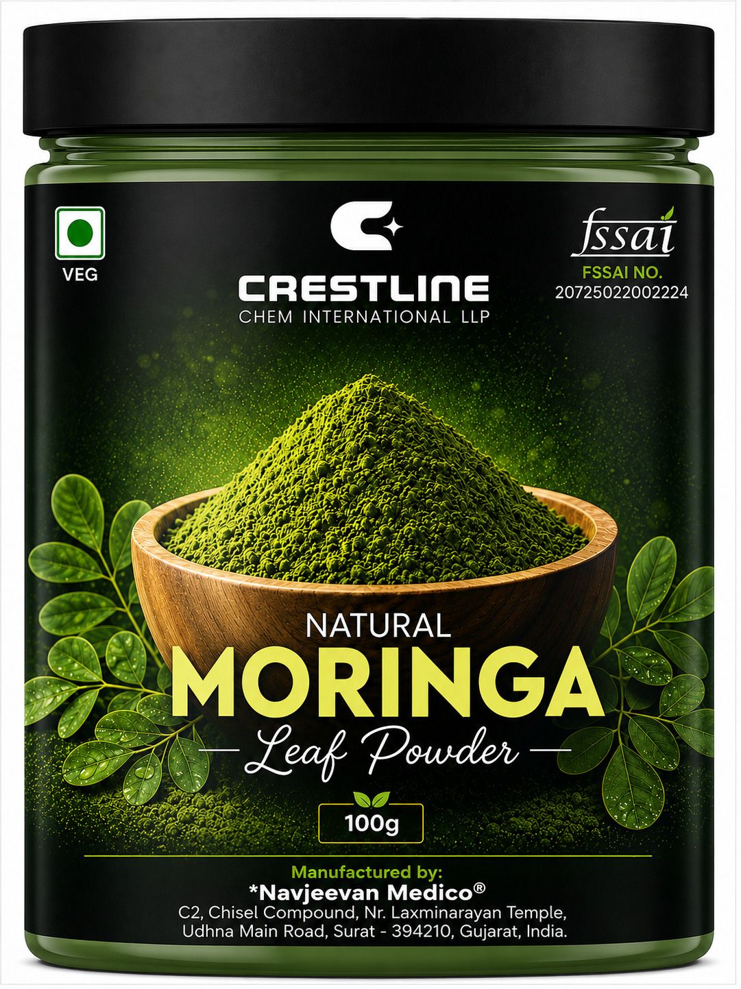 crestline Pure Organic Ayurvedic Moringa Powder for Weight Loss, Energy Immunity-picture-17