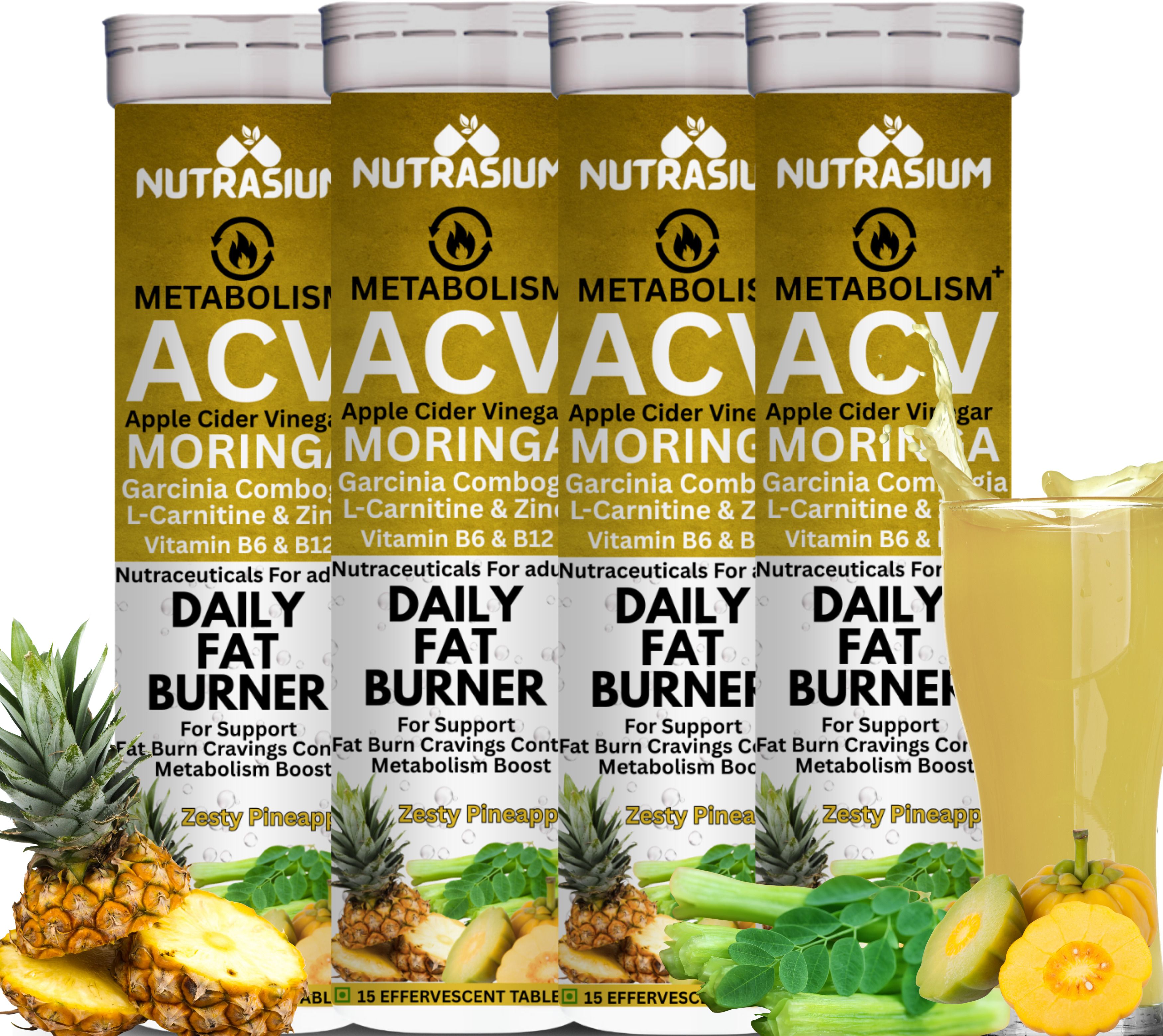 nutrasium Acv Garcinia L-carnitine, Daily fat burner for weight loss & craving control-picture-13