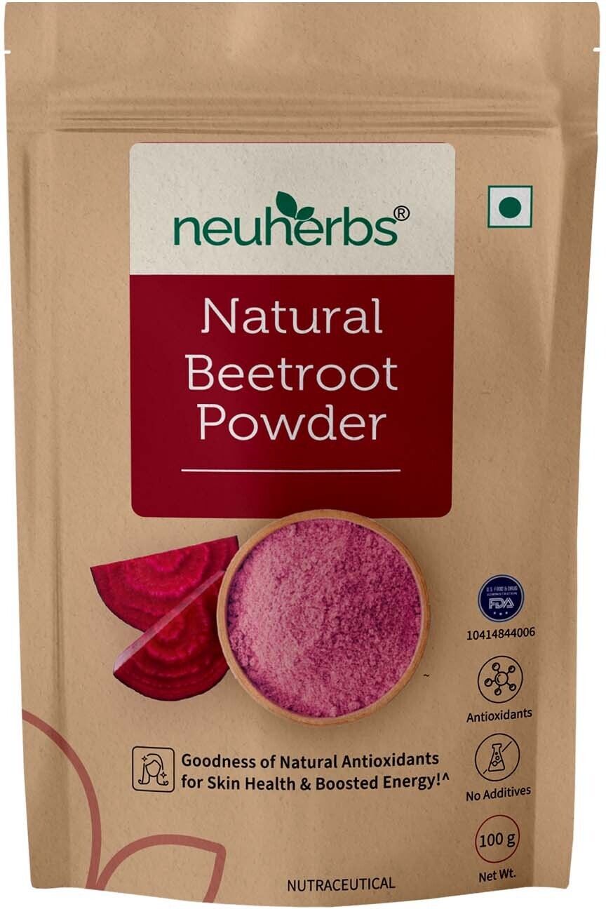 Neuherbs Natural Beetroot Powder For Face, Skin & Ha