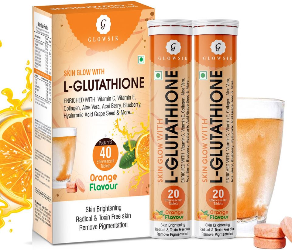 Glutathione Skin Glow 40 Effervescent Tablet Healthy Glowing skin with collagen-image-25