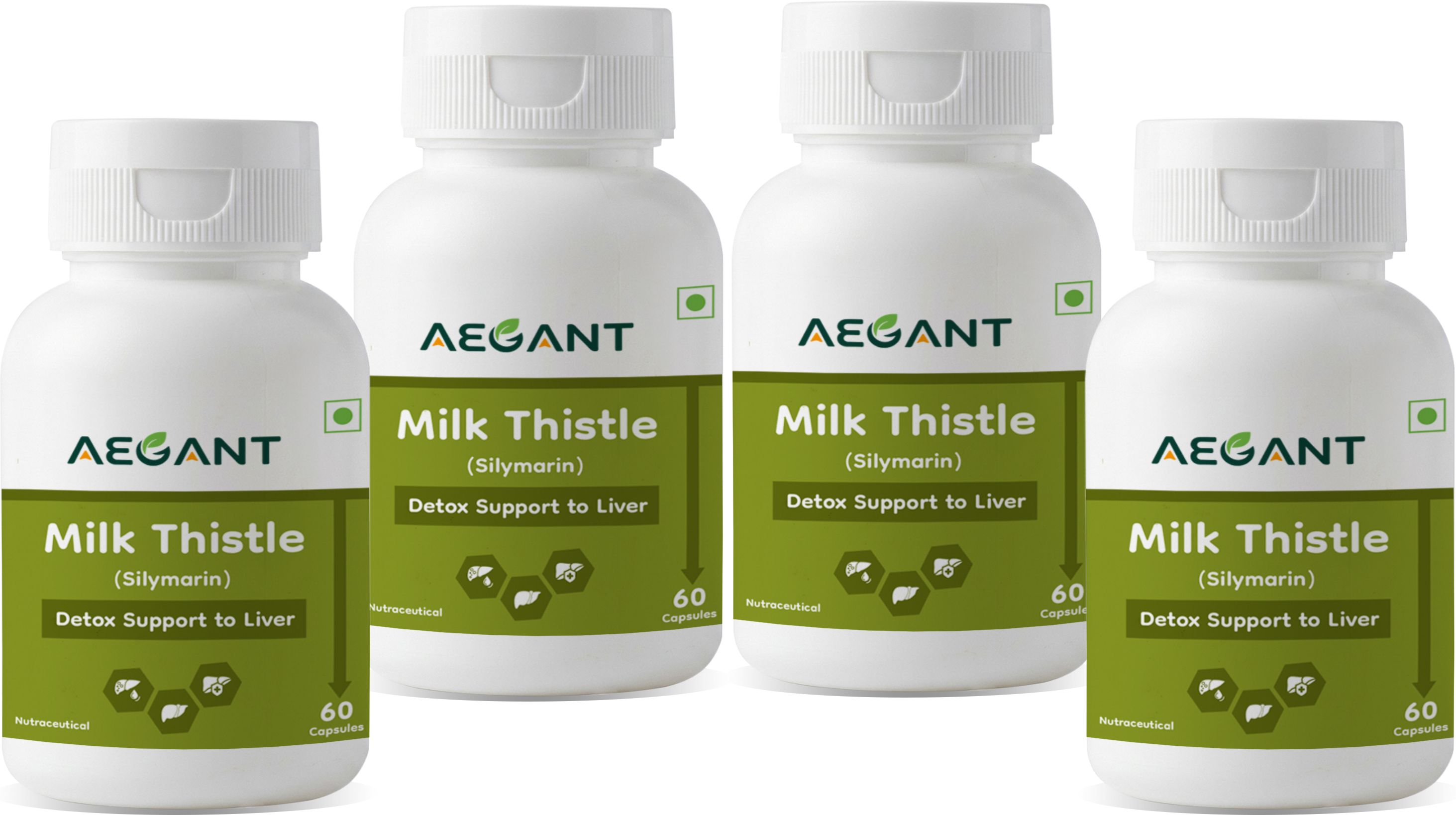Milk Thistle 400mg Capsules with Vitamin C for Liver Detox Support 240 Ct-image-9