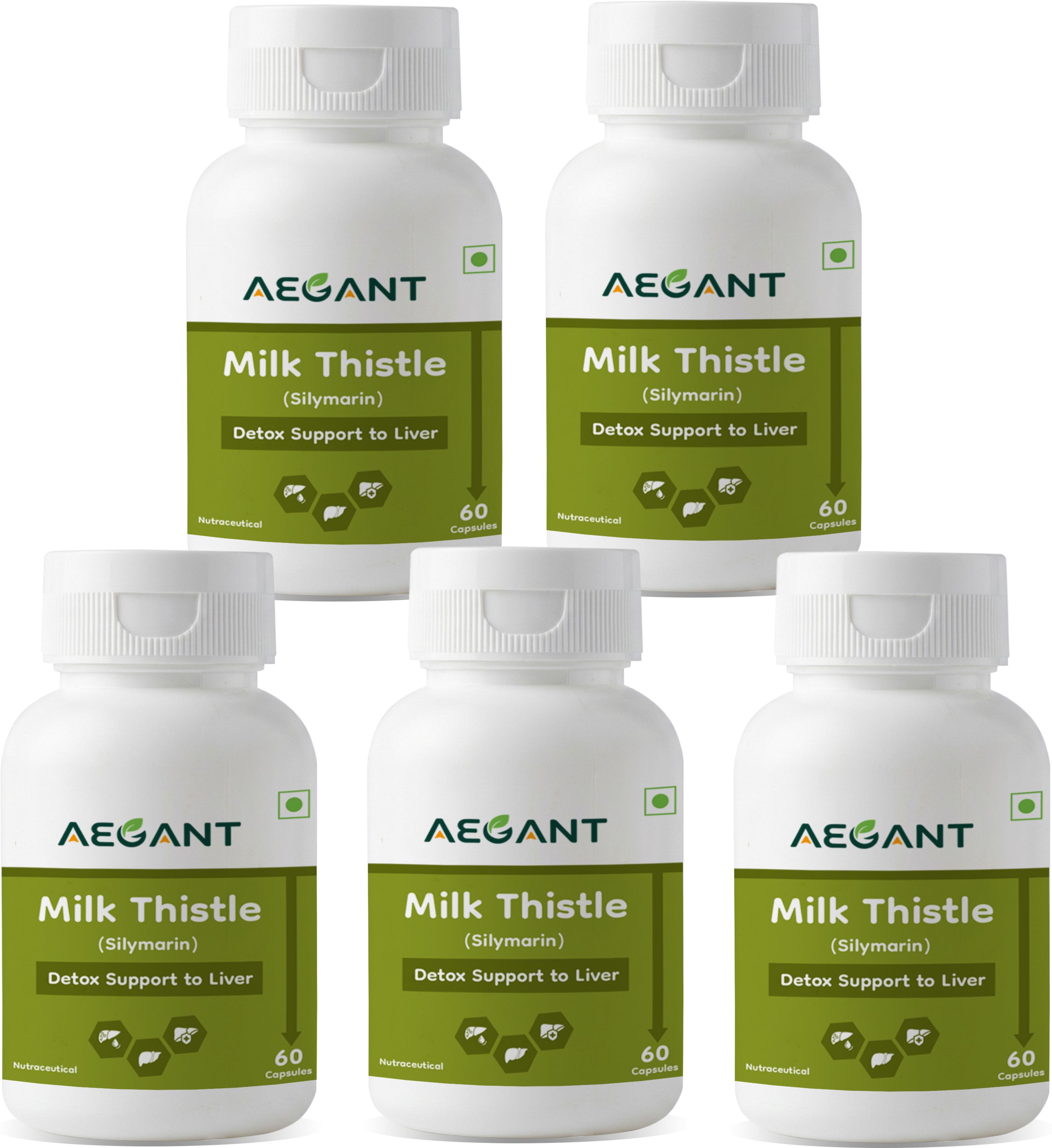 Milk Thistle 400mg Capsules with Vitamin C for Liver Detox Support 300 Ct-image-8