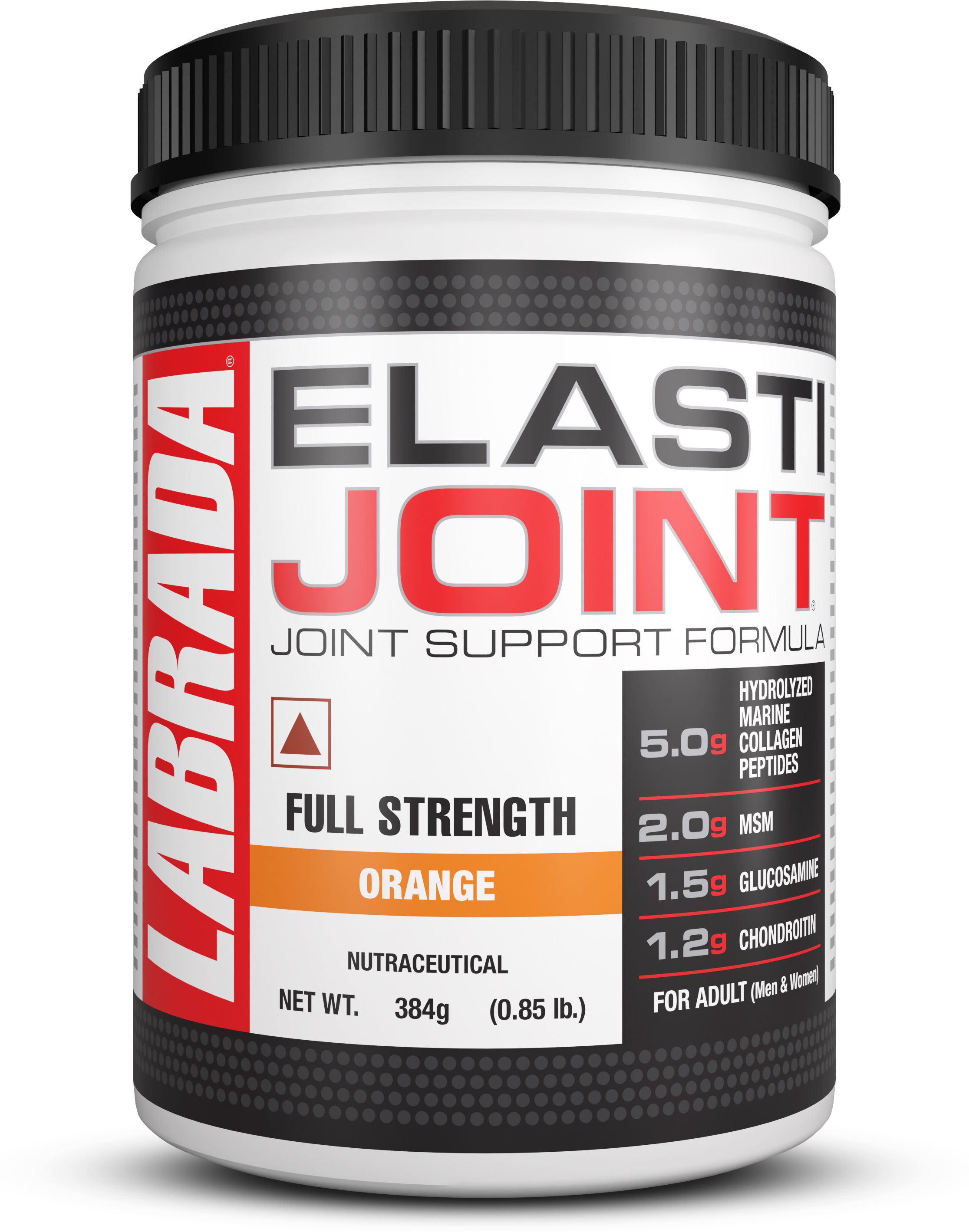 labrada Elasti Joint Full Strength Joint Support Formula | Orange Flavour | 30 Serving-picture-15