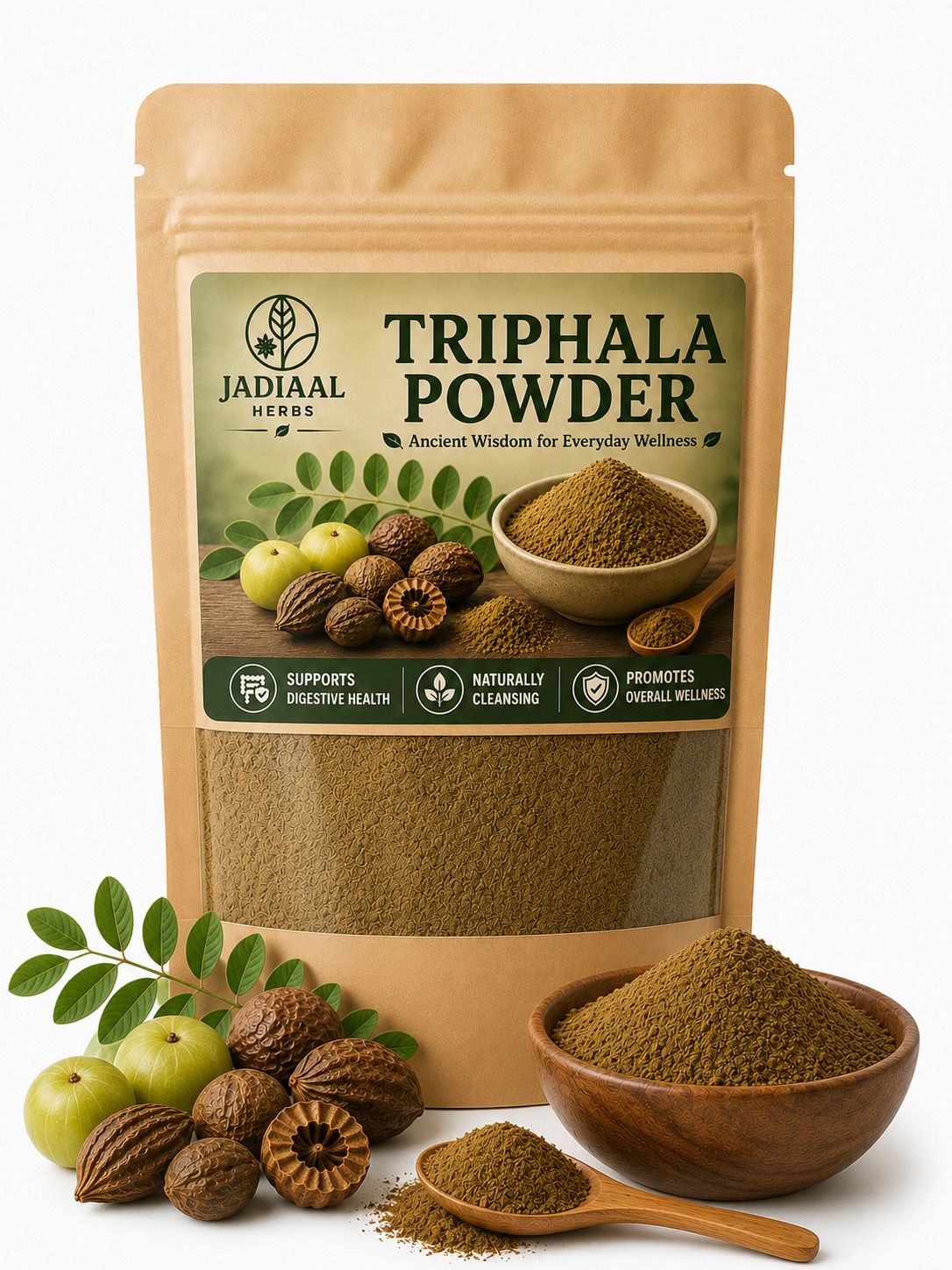 jadiaal herbs Organic Triphala Powder - Digestive Support-picture-43