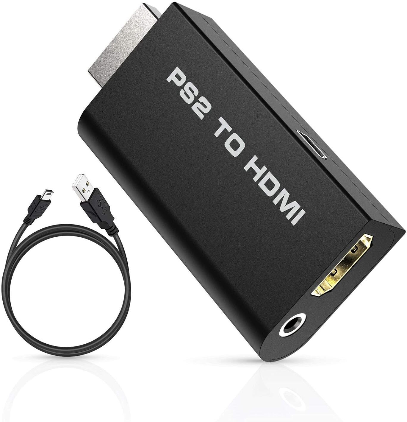 PS2 to HDMI Audio Video Converter Adapter with 3.5mm Audio Output TD-313GA VOIP Adapter