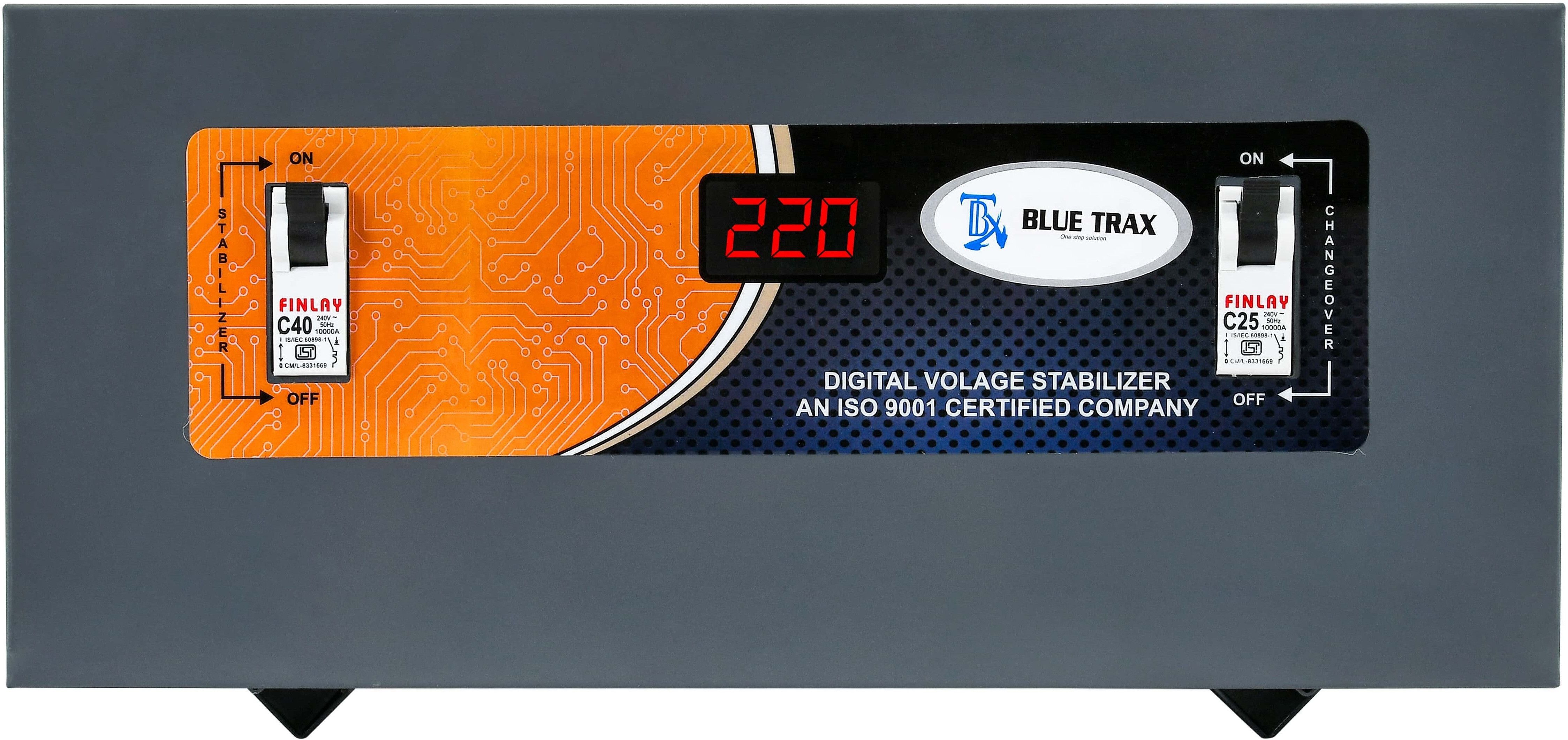blue trax Table Top Mainline Digital Copper 5 KVA Heavy-Duty 4000W, 70V-280V Voltage Stabilizer-picture-28