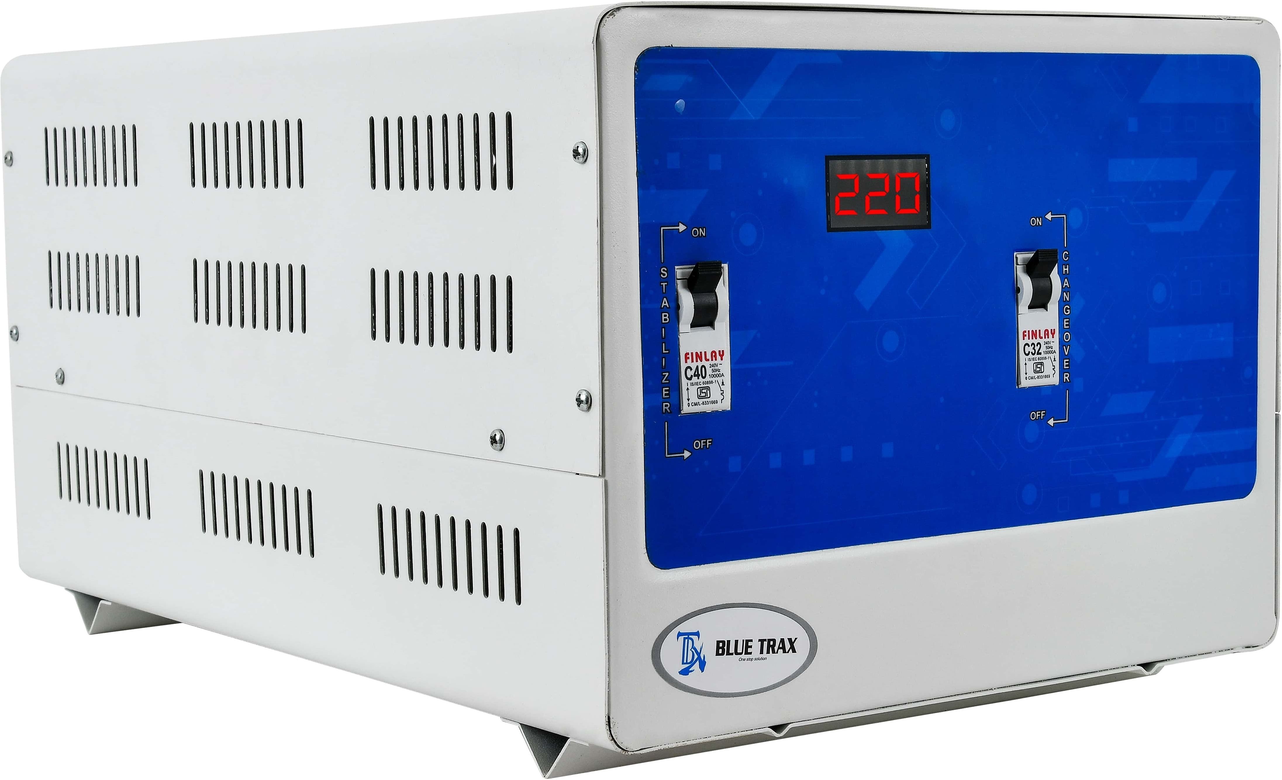 blue trax Digital Mainline Table Top Home Multipurpose Use 10 KVA, ML 8000W, 90V-280V Voltage Stabilizer-picture-21