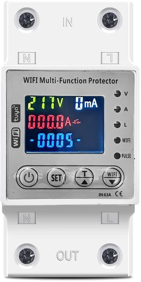 WiFi Energy Meter with Over/Under Voltage, Leakage and Over Current Protection Multifunctional-image-28