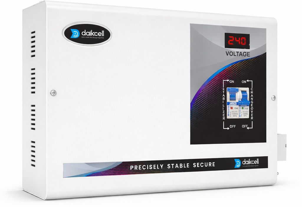 daikcell 7.5 KVA 130V-300V Heavy Duty Mainline Voltage Stabilizer for Home - 6000W-picture-12