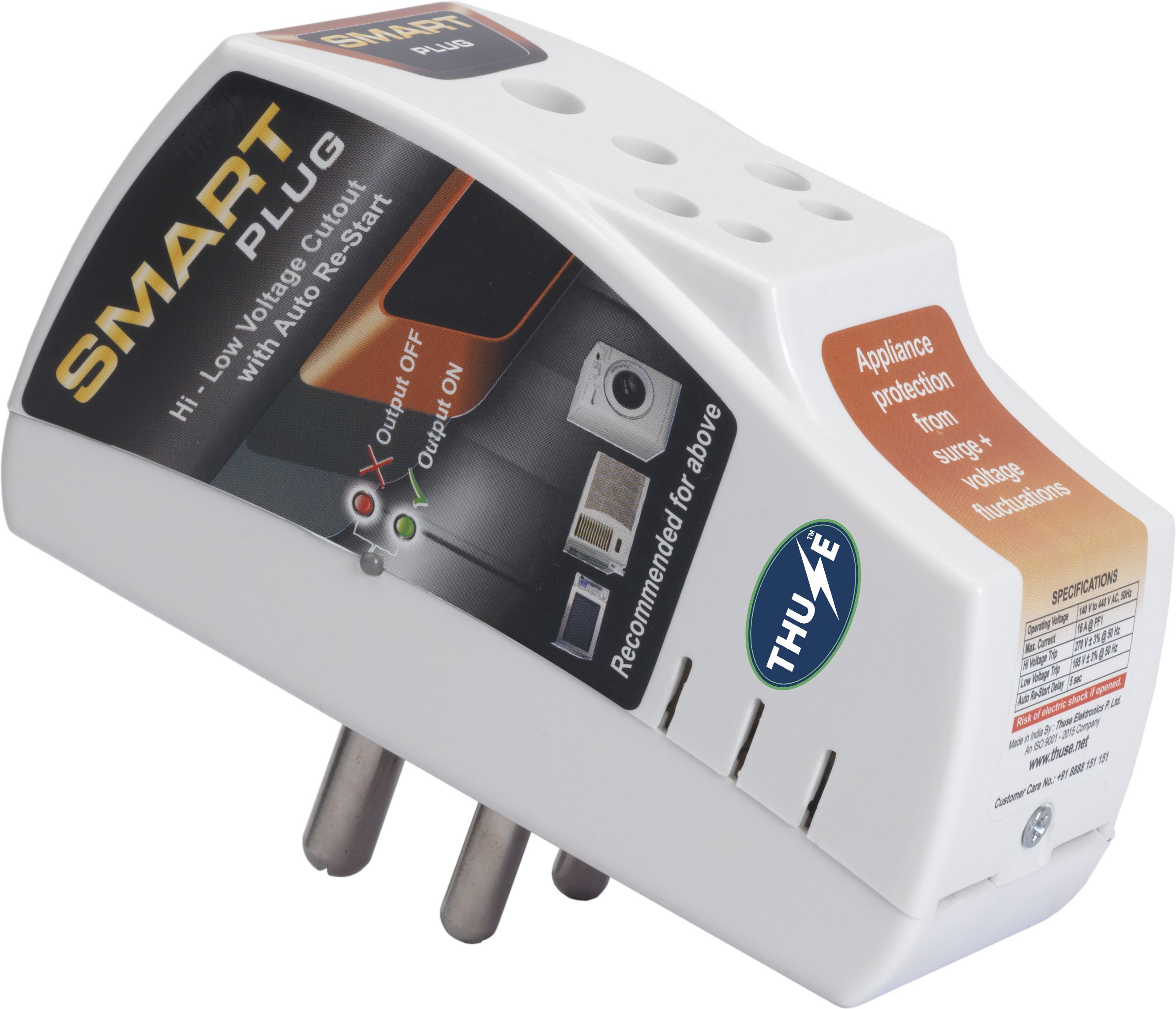 Smart Plug 16A Voltage Protector for Smart Appliances 4000V Pin Type-image-26