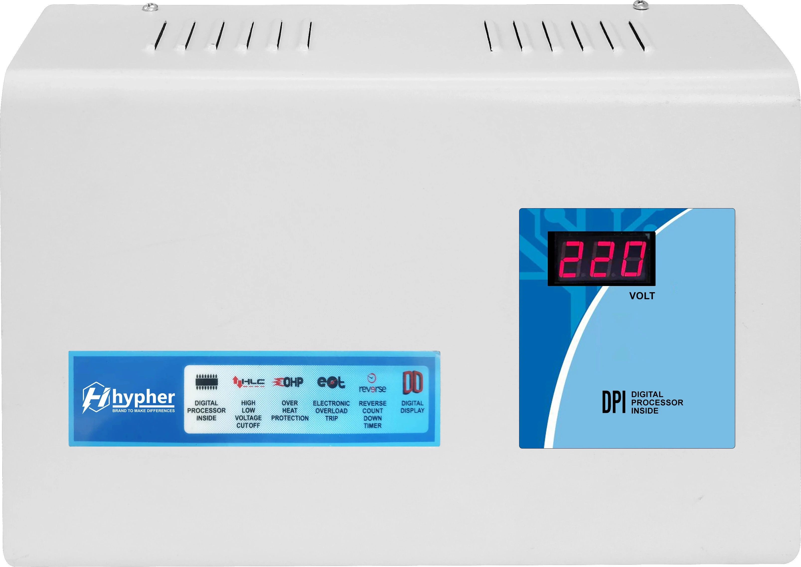 hypher 4 KVA 120V-280V 3200W Digital Voltage Stabilizer for Upto 1.5 Ton AC KVA 120 V-280V 3200W Digital Voltage Stabilizer for Upto 1.5 Ton AC-picture-16