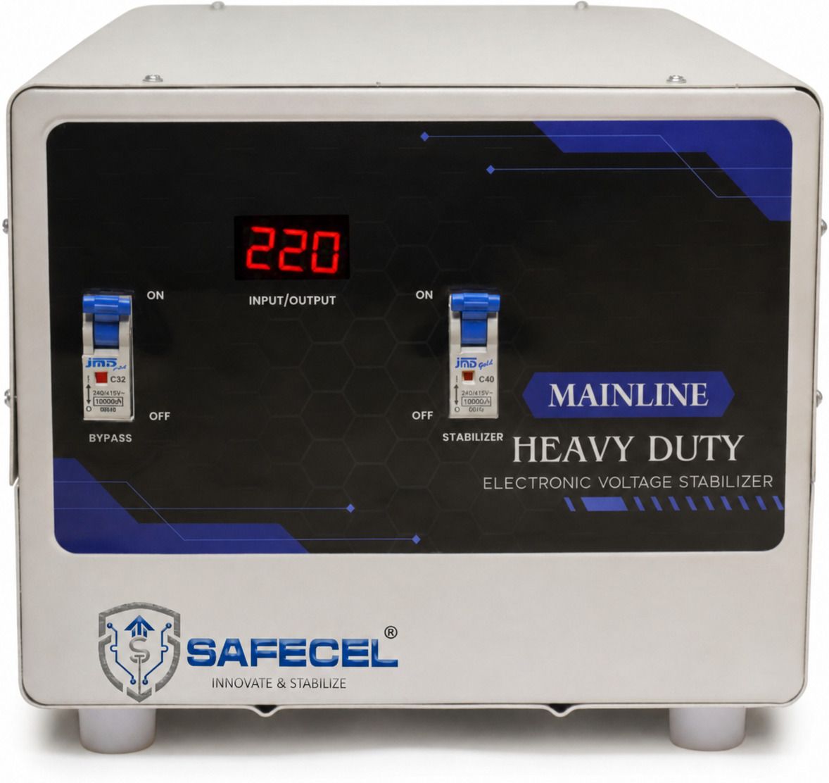 safecel 5kVA Heavy Duty Voltage Stabilizer 50V–280V Wide Input Range 4000W Output Mainline-picture-18