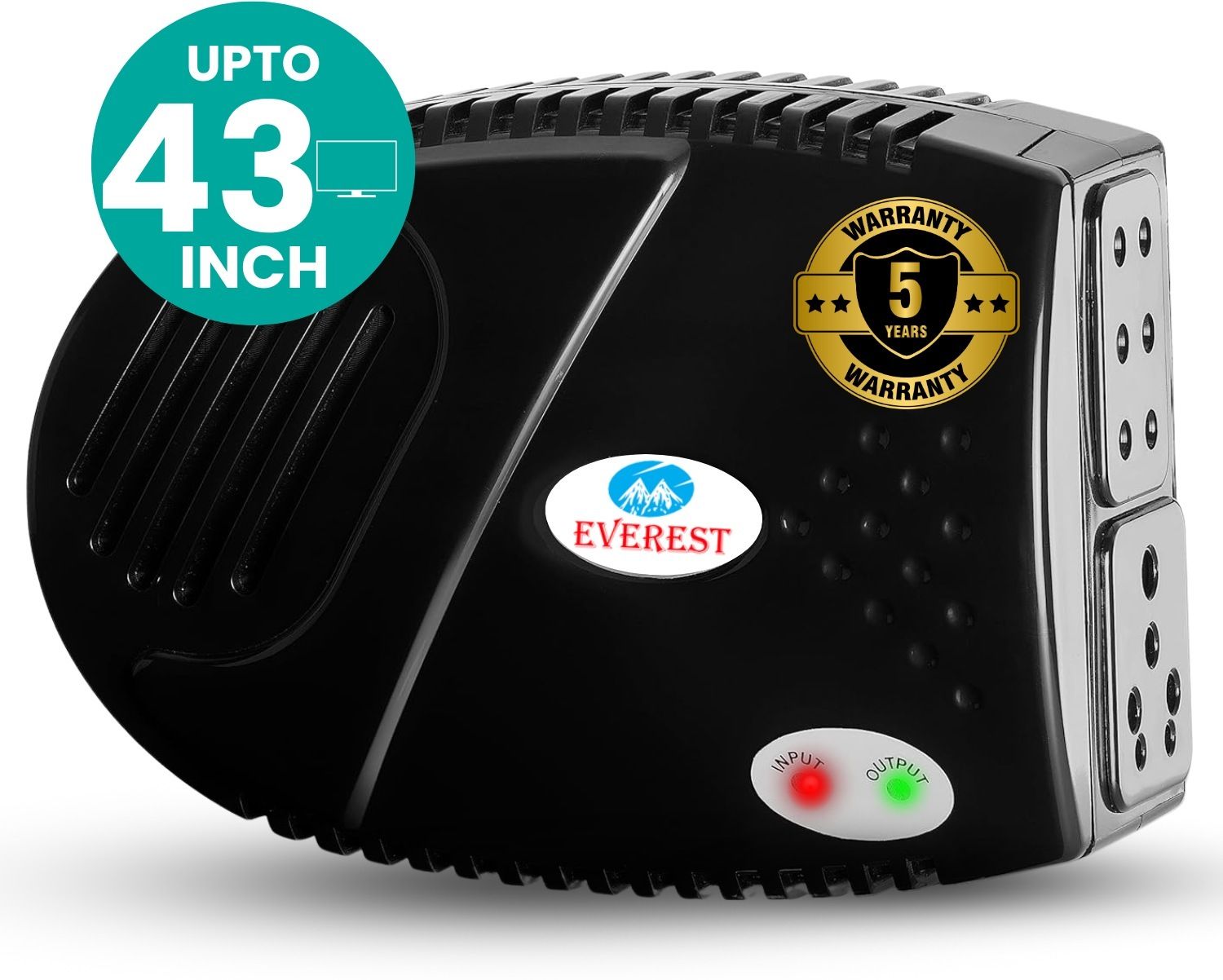 everest ELS 600 MINI ULTRA Stabilizer for LEDTV Upto 43" Home Theater,Set TopBox(Working Range 90V to 290V)-picture-15