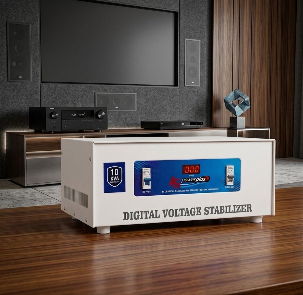ag power plus 10kVA Digital Voltage Copper Stabilizer for Home & Commercial Use | Wide Input Range 110V–300V | Heavy Duty with Digital Display & High Voltage-picture-26