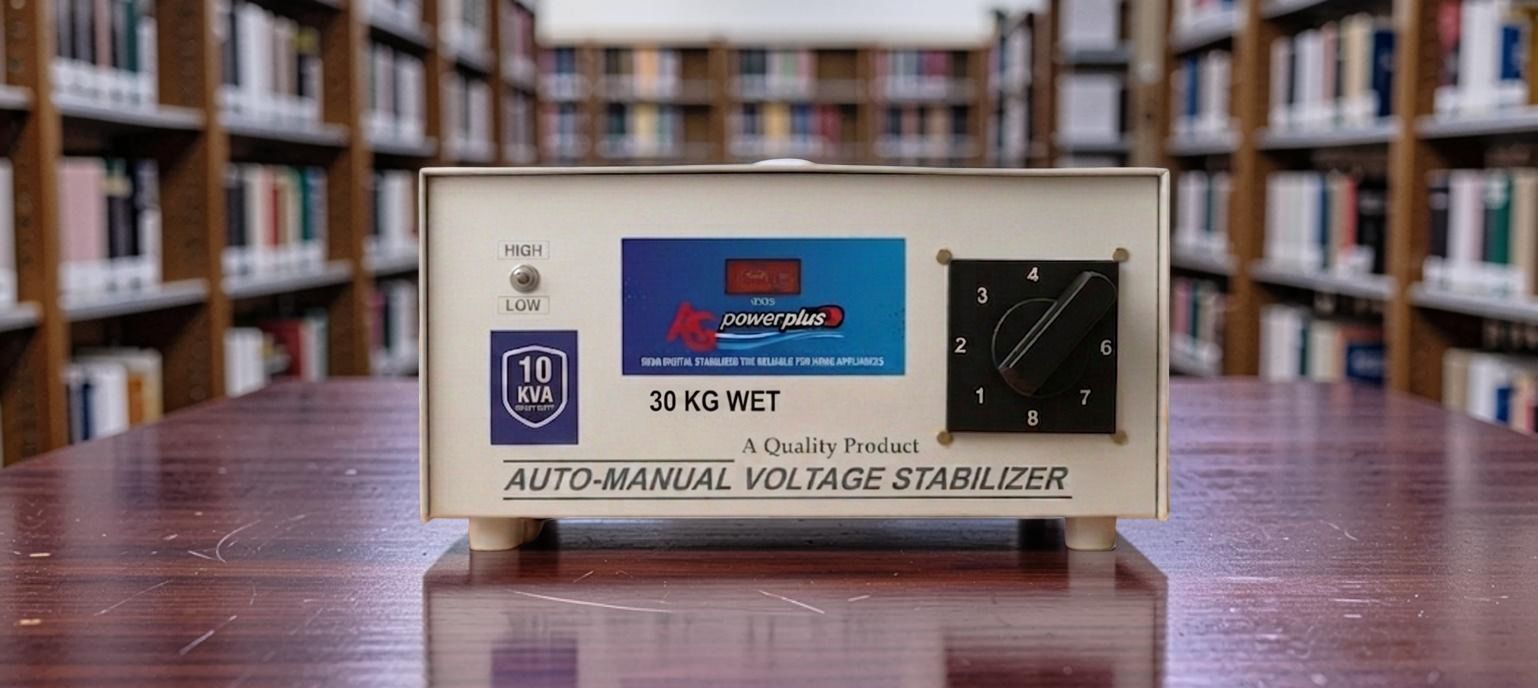 ag power plus 10 KVA Digital Voltage Router Stabilizer 130V–300V Working Range Heavy Duty Mainline Stabilizer with LED Display & Bypass Switch-picture-18