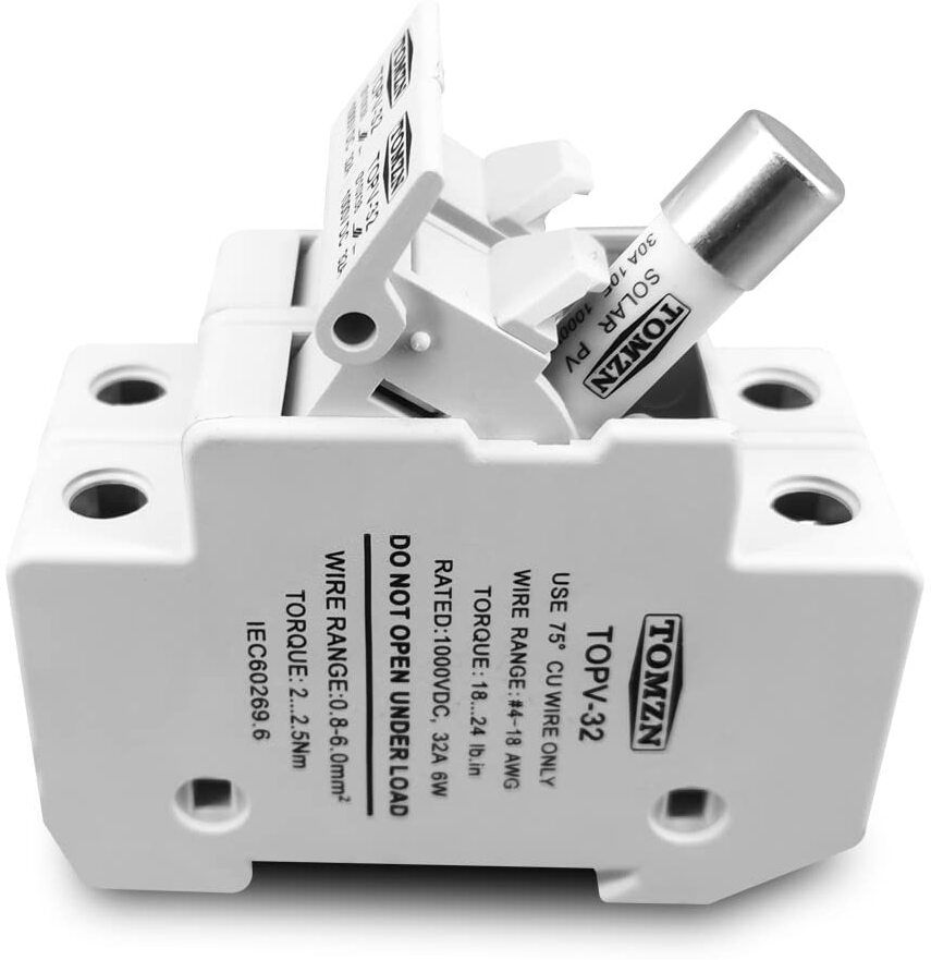 PV Fuse for Solar System Protection DC 1000V (2Pole 20A) Voltage Protector-image-13
