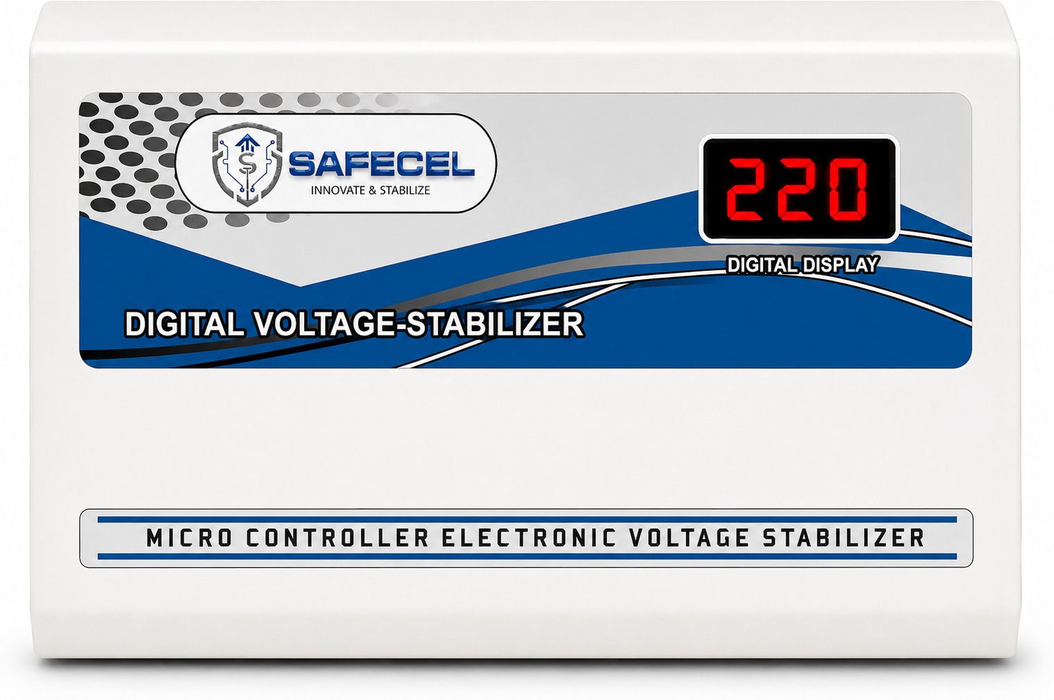 safecel 4 KVA 150V - 280V 3200W Digital Voltage Stabilizer for All Inverter/Split/Window Voltage Stabliser-picture-21