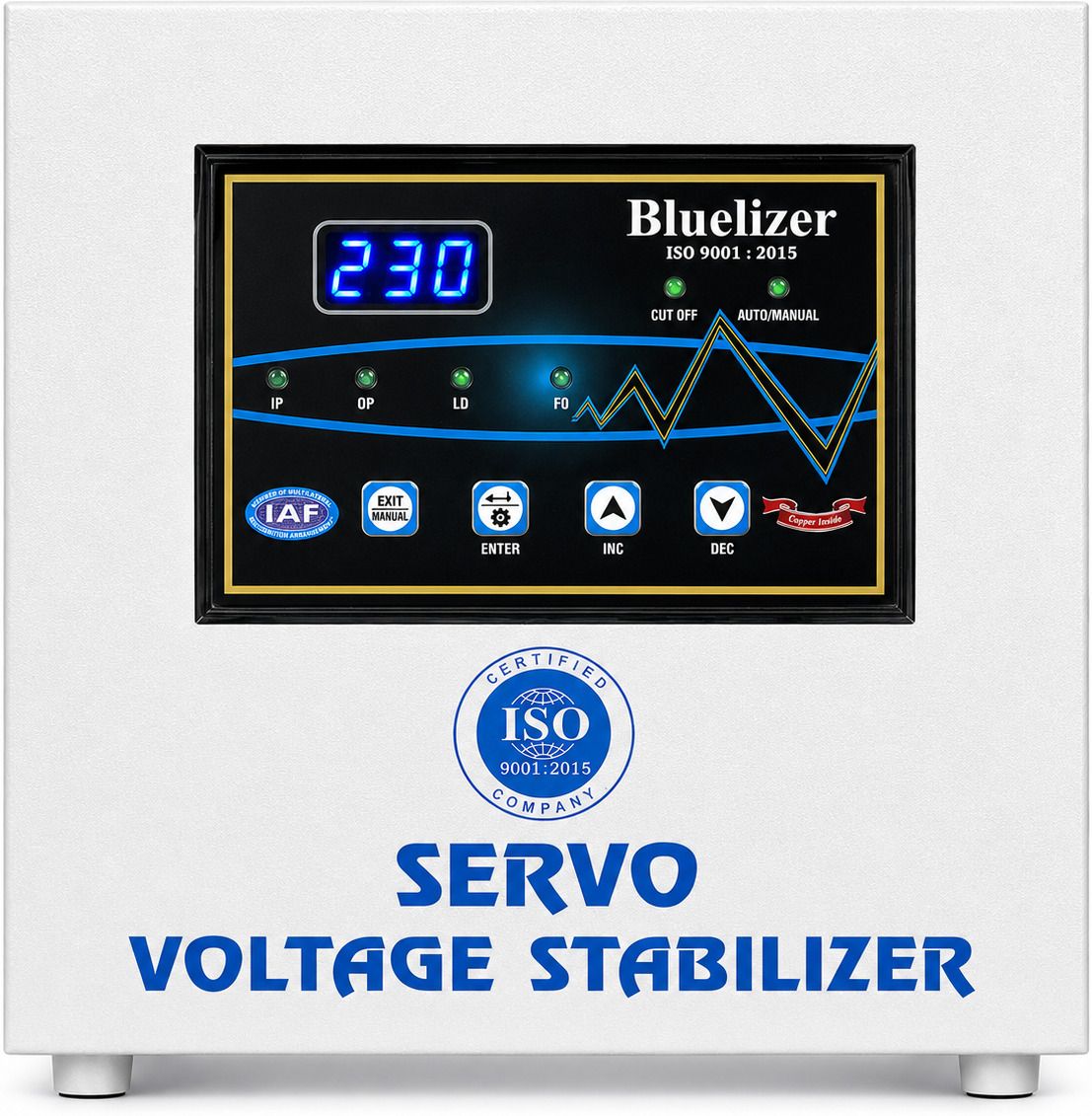 7.5 KVA SERVO STABILIZER WORKING RANGE (90 - 300 V)|INDIA'S FIRST SERVO WITH IN DISPLAY AMPERE METER|-image-7