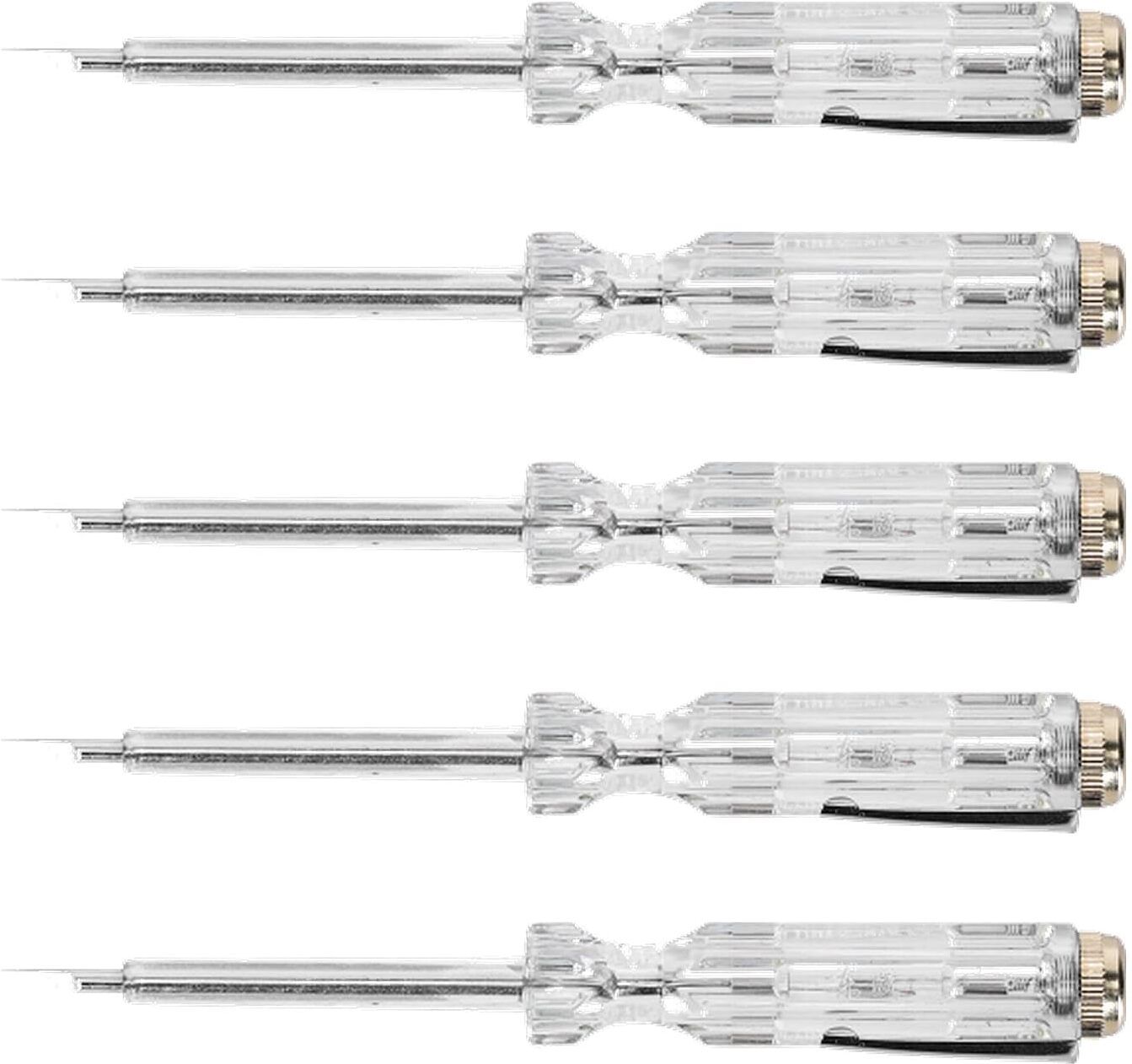 Test Pencil 140mm — Pack of 5 | Indicator | Clip-Pocket Design Analog Voltage Tester-image-11