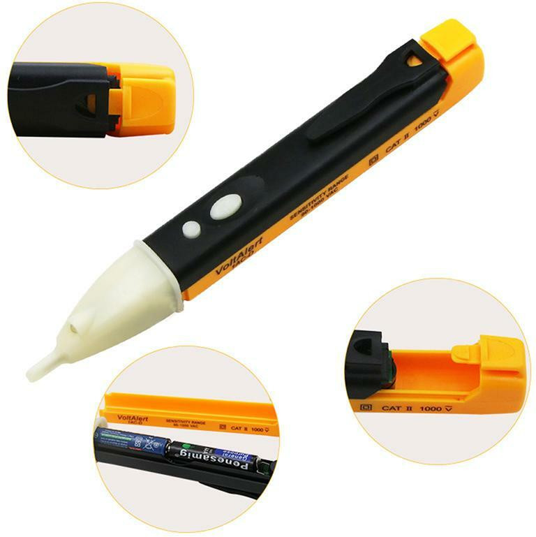 gadariya king High Non Contact Pen with Flashlight & Sound Analog Volt Tester With Linr tester Analog Voltage Tester image 1