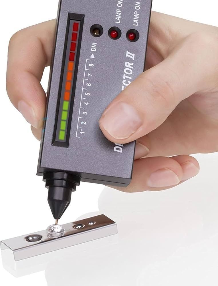 High Accuracy Diamond Tester for Jewelers Diamond Selector II 9V Battery Digital Voltage Tester-image-42