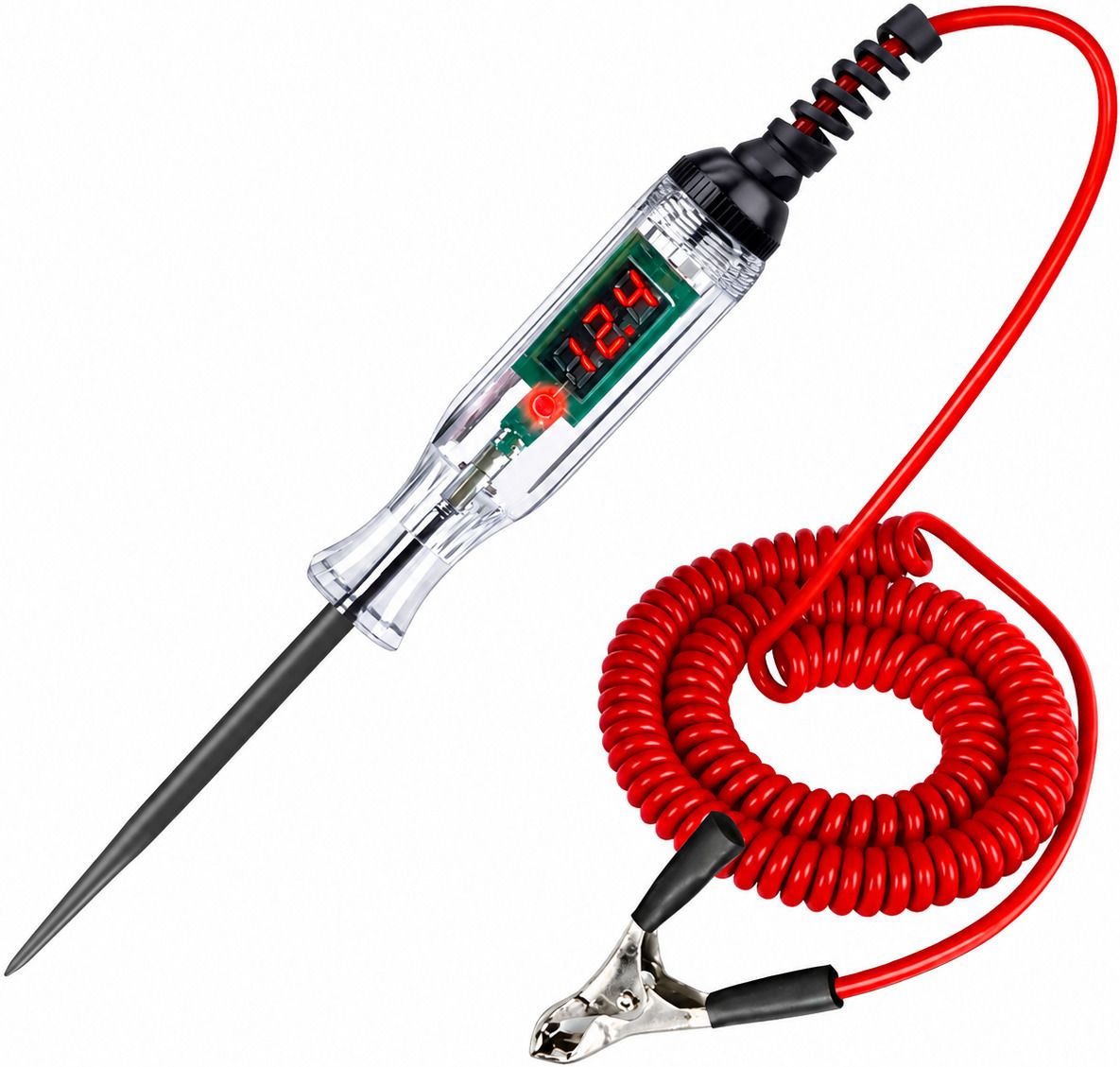 LED Car Circuit Tester for Voltage Testing Motor Fuse Battery Inspection Tool Digital Voltage Tester-image-31