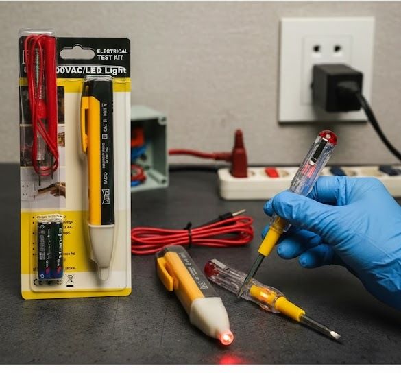 gadariya king Voltage tester And 2in1 line tester and Continuity Tester pack of 3 Analog Voltage Tester-picture-25