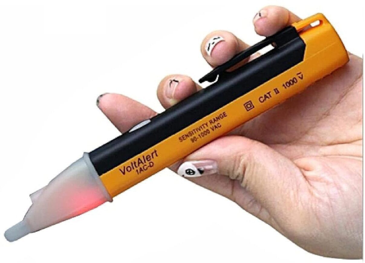 eletricman Non-Contact AC Voltage Tester Alert Pen Volt Test Meter Detector Sensor 90~1000V Analog Voltage Tester-picture-12