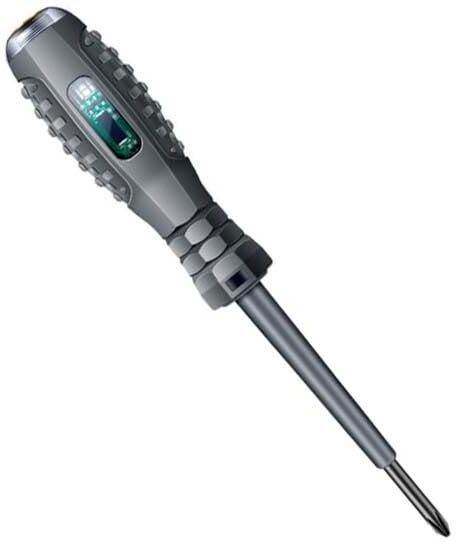 Power Detector Screwdriver Tools Electrical Screwdriver with LED Light Digital Voltage Tester-image-7