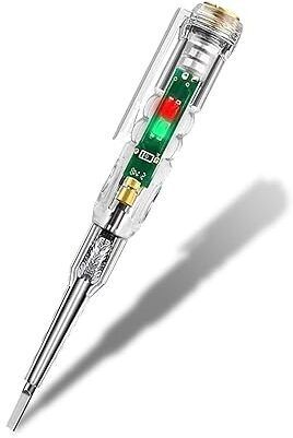 garihc enterprise Electrical Tester Pen Voltage Sensitivity Compact Pen Dual Color LED Light Digital Voltage Tester-picture-15