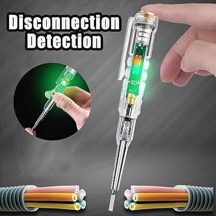 Voltage Tester Pen Power Voltage Electricity Test Pencil with LED Light Digital Voltage Tester