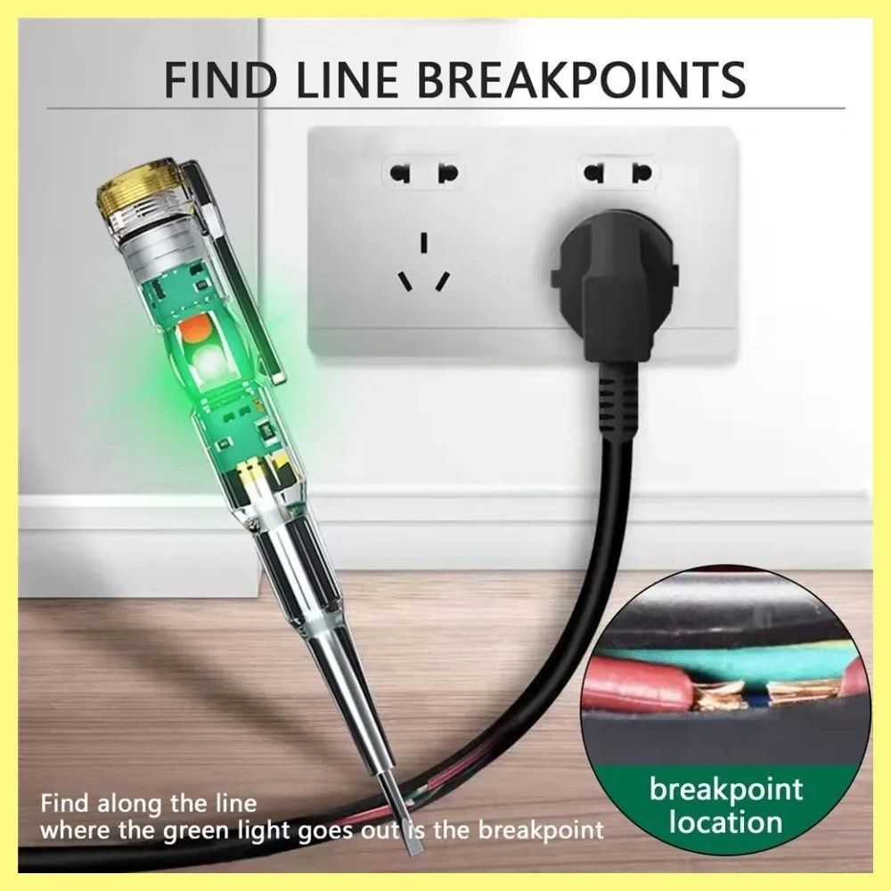 Multifunction Dual LED AC-DC Light Tester Pen_VR4 Digital Voltage Tester