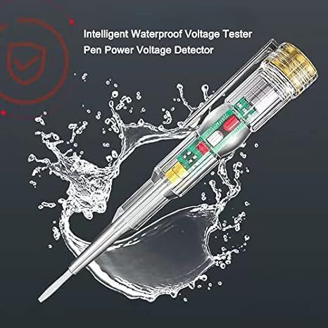 gadariya king 2 pcs Waterproof Voltage Tester Pen Power Voltage Detector Electricity Detector Digital Voltage Tester-picture-37