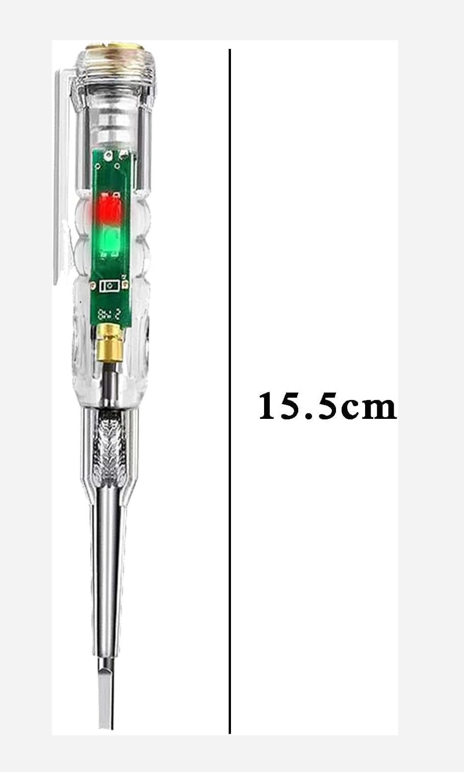 home n tech Multifunction Dual LED AC-DC Light Tester PenB233 Analog Voltage Tester-picture-26