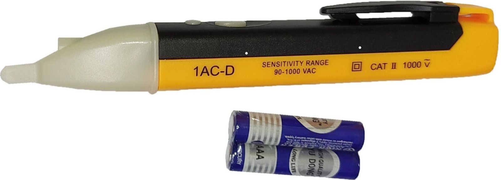 AC 90-1000V Voltage Detector Pen with LED Light & Sound Alert Tester Analog Voltage Tester-image-12