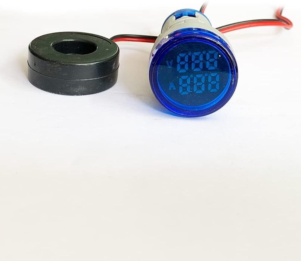 Direct AC Voltage + Current Meter LED Display | 600V Voltmeter + 0–100A Ammeter Digital Voltage Tester-image-19