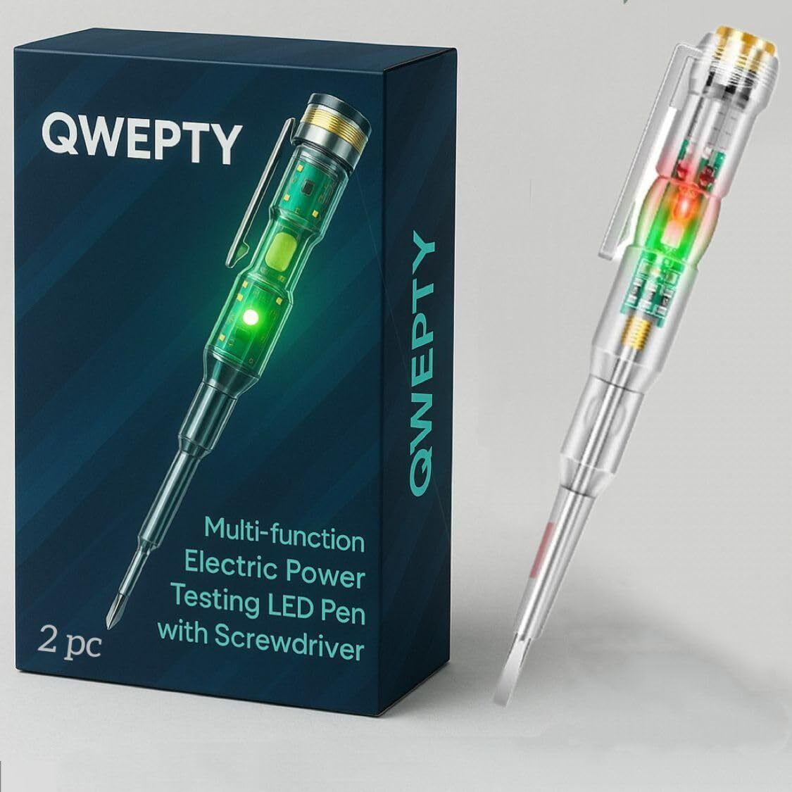 2PACK Multi-Function Circuit Power Check Voltage Tester PEN Digital Voltage Tester-image-28