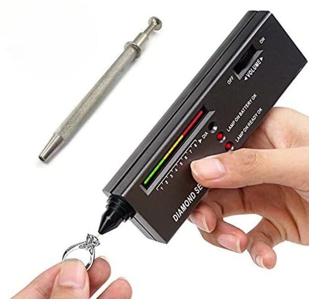 skywhale Diamond Tester 2 Machine || Stainless Steel 4 Prong Holder || High Accuracy Digital Voltage Tester-picture-11