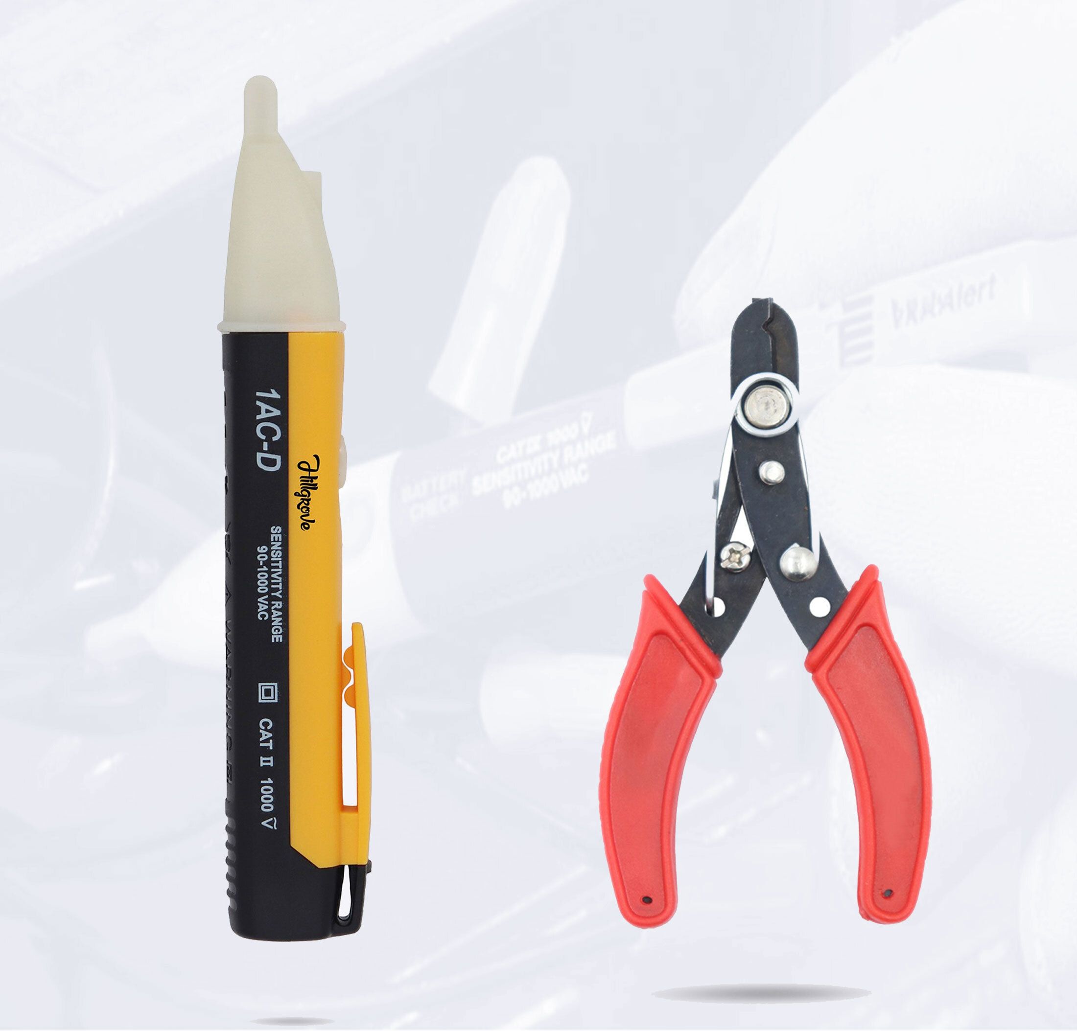 hillgrove HGCM209M1 Electrical Non Contact Voltage Tester with Wire Cutter Analog Voltage Tester-picture-11