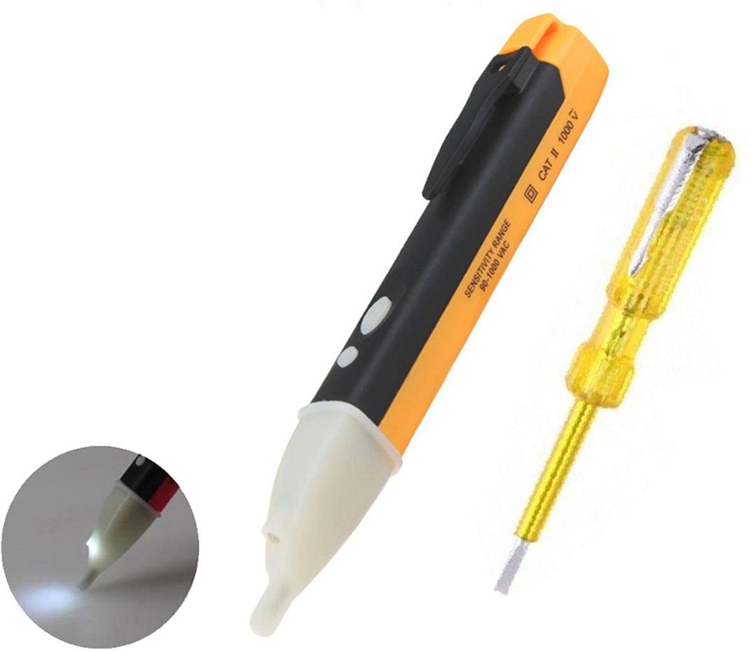 metrotools Electrical Line Tester + Non Contact Voltage Detector/Tester Pocket Pen 90-1000V Digital Voltage Tester-picture-15