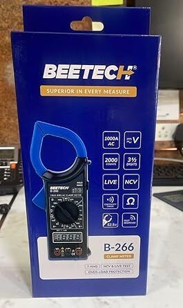 BEETECH B-266 DIGITAL CLAMP METER CURRENT MEASURMENT Digital Voltage Tester-image-16