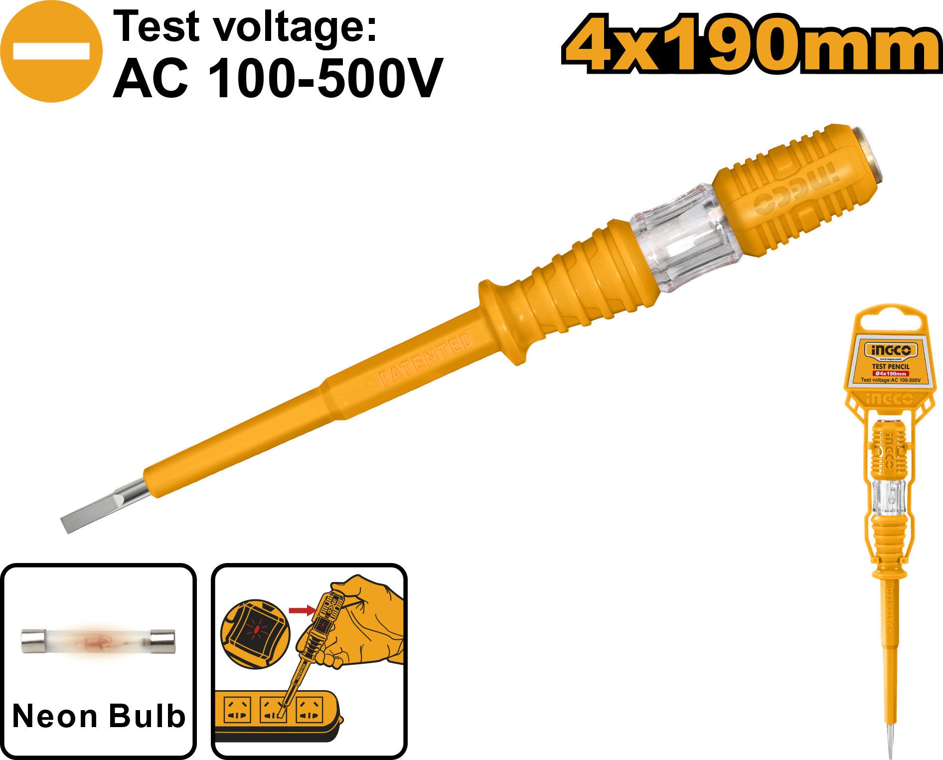 ingco Analog Voltage Tester image 1