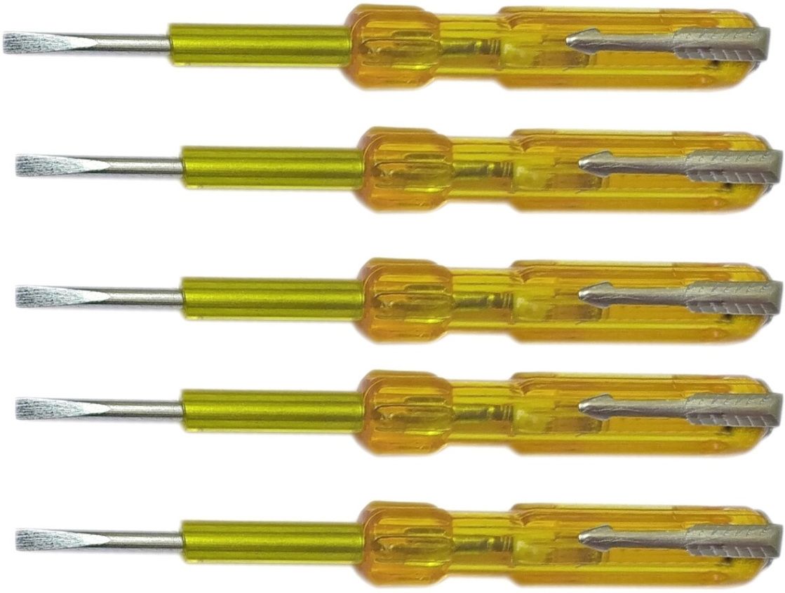 New 5pc Electric Tester set Analog Voltage Tester-image-32