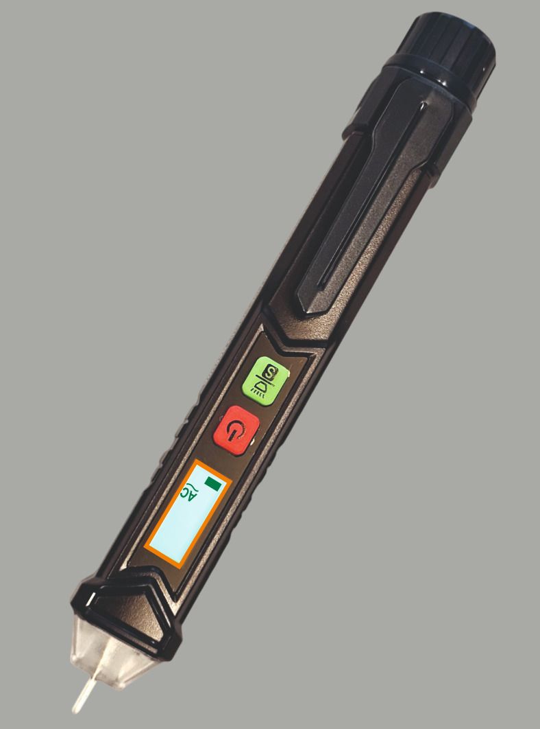 AC-IV Pen Type Voltage Detector With Display (Yellow And Black , Plastic) Digital Voltage Tester-image-45