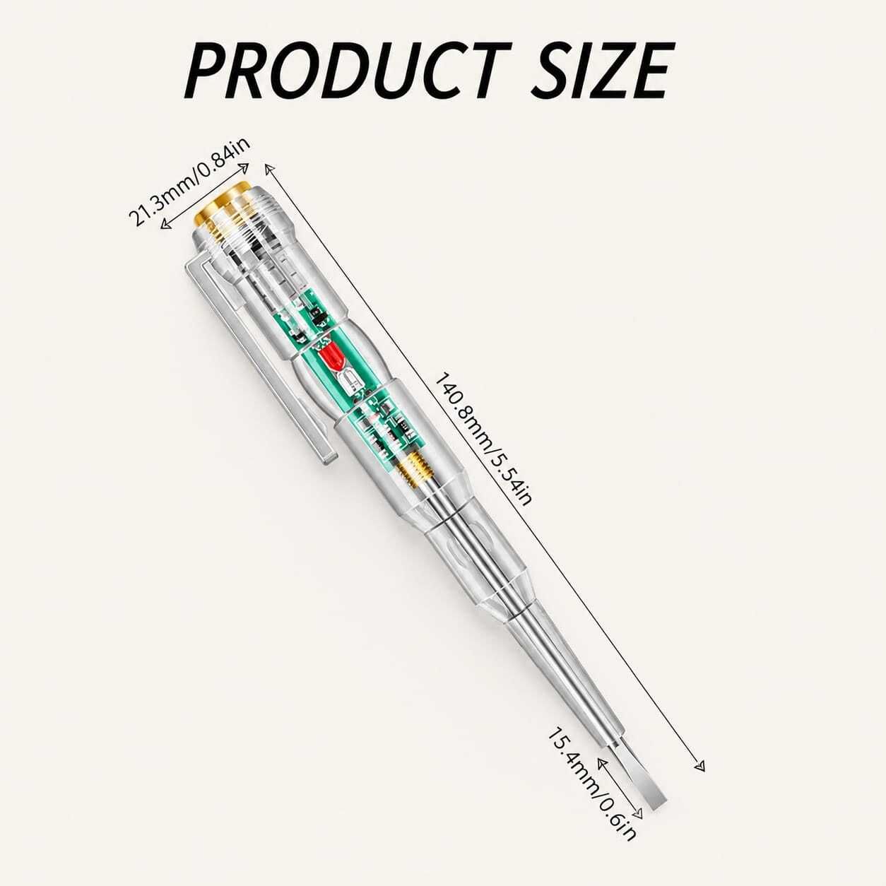 CG New High Brightness Voltage Tester (1Pcs) Analog Voltage Tester-image-48