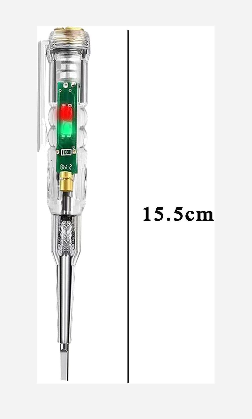Tester Pen Voltage Sensitivity Compact Pen Dual Color LED Light Tester A17 Analog Voltage Tester-image-11