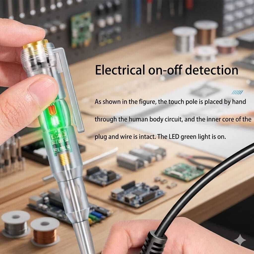 cielaglobal CG High-Brightness Intelligent Voltage Tester Analog Voltage Tester-picture-14