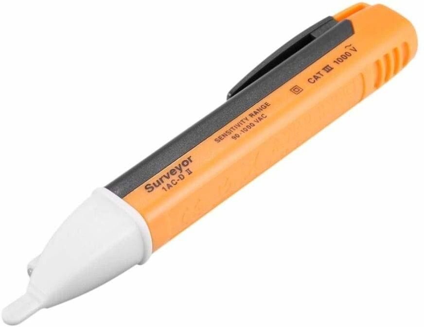 Non-contact Voltage Tester Pen 90-1000V Voltage Detector with LED Light (Yellow) Digital Voltage Tester-image-12