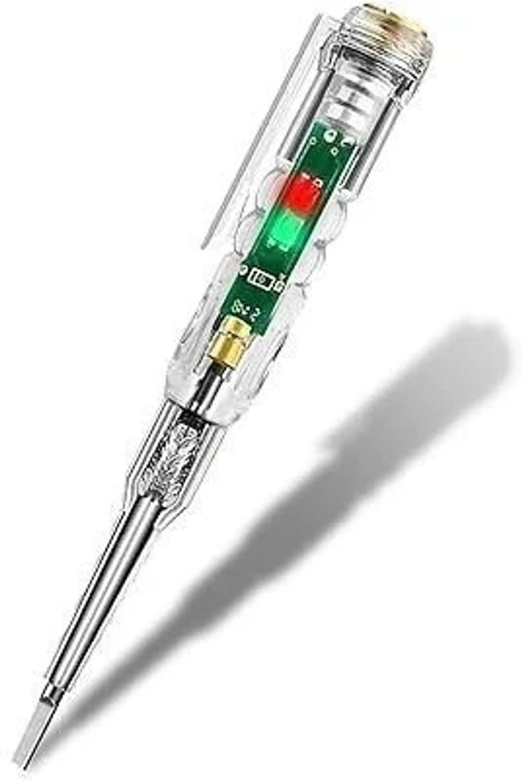 Clear Body AC DC Electrical Test Pen Digital Voltage Tester-image-13